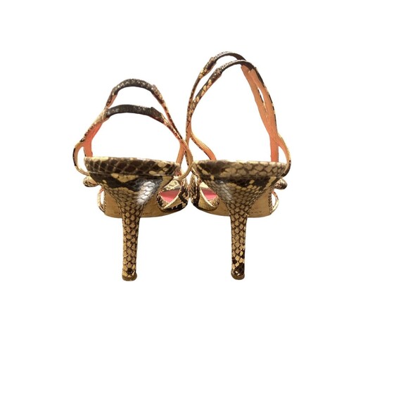 Kate Space Lizard‎ Skin Sling back Heels Size 8B Animal Print - Picture 3 of 9